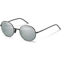 Porsche Design 8631 B Ανδρικά Γυαλιά Ηλίου Στρογγυλά Μεταλλικά Μαύρα με Γκρι Polarized Φακό