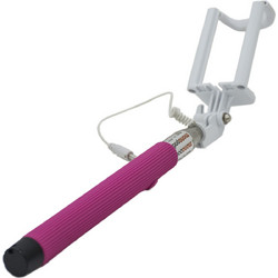 Selfie Stick Με Καλώδιο Ροζ (235)