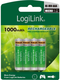 LogiLink AAA 1000mAh 4τμχ