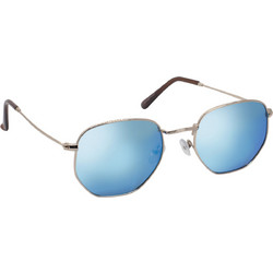 EyeLead L655 Γυαλιά Ηλίου Πολυγωνικά Μεταλλικά Χρυσά με Μπλε Polarized Φακό