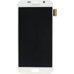 Οθόνη Samsung Galaxy S6 SM-G920F GH97-17260Β Original LCD & Touch FHD White Αυθεντική Οθόνη & Τζάμι Αφής Λευκή