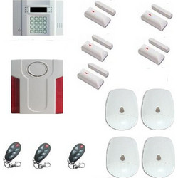M-Tech STIV2 MT-5431 Ασύρματο Σύστημα Συναγερμού με 4 Ανιχνευτές Κίνησης, 5 Αισθητήρες Πόρτας, 2 Σειρήνες, 3 Τηλεχειριστήρια, Κέντρο, Πληκτρολόγιο
