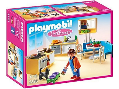 Playmobil Dollhouse Κουζίνα με Καθιστικό για 4-10 Ετών 5336