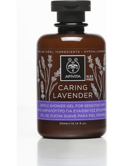 Apivita Caring Lavender Αφρόλουτρο σε Gel για Ευαίσθητο Δέρμα 300ml