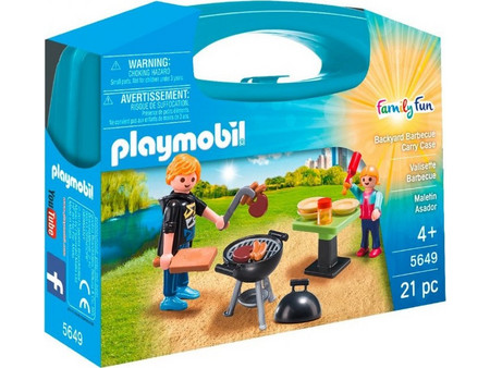 Playmobil Family Fun Βαλιτσάκι Barbecue για 4+ Ετών 5649