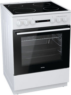 Korting KEC 6141 WG Κουζίνα Ηλεκτρική 67lt με Κεραμικές Εστίες 60cm