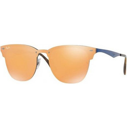 Ray-Ban RB 3576N 90377J Ανδρικά Γυαλιά Ηλίου Τετράγωνα Μεταλλικά Μπλε με Χρυσό Polarized Φακό