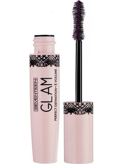 Seventeen Glam 02 Plum Mascara για Όγκο & Καμπύλη 13ml