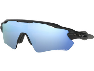 Oakley OO9208 55 Αθλητικά Γυαλιά Ηλίου Μάσκα Κοκάλινα Μαύρα με Μπλε Καθρέπτη Φακό