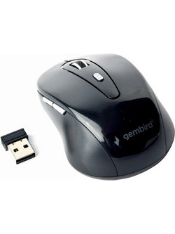 Gembird MUSW-6B-01 Ασύρματο Ποντίκι Black