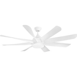 Perenz Illumina 7164B CT Ανεμιστήρας Οροφής 150cm 59W με Φως & Τηλεχειριστήριο Λευκός