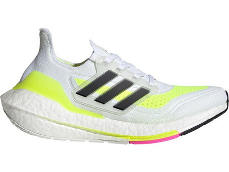 Adidas Ultraboost 21 Παιδικά Αθλητικά Παπούτσια για Τρέξιμο Γκρι Lime FZ2929