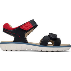 Clarks Παιδικά Πέδιλα για Αγόρι Ανατομικά Navy Μπλε 261580507