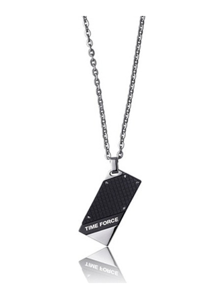 Time Force Ανδρικό Κολιέ από Ατσάλι TS5112CS