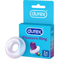 Durex Pleasure Ring Ελαστικό Δαχτυλίδι Πέους Σιλικόνης Διαφανές