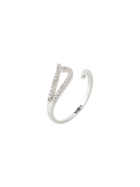 Alevine Γυναικείο Δαχτυλίδι Ασημί 8720604880052
