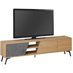 Megapap Έπιπλο Τηλεόρασης Ξύλινο Μπεζ Μ180xΠ35.6xΥ48cm Fiona GP037-0075,2