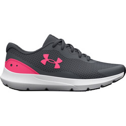 Under Armour Surge 3 Running Παιδικά Αθλητικά Παπούτσια για Τρέξιμο Ανθρακί 3025013-106
