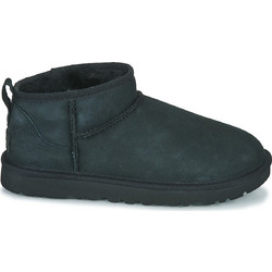UGG Γυναικεία Μποτάκια Suede Μαύρα με Γούνα 1116109-BLK