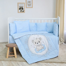 Lorelli Little Bear Σετ Κούνιας Blue 5τμχ