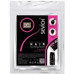 Sevich Hair Building Light Brown Κάλυψη Αραίωσης Μαλλιών Νανοΐνες 100gr