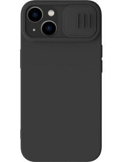 Nillkin Camshield Silky Silicone Back Cover Black (iPhone 15 Plus)