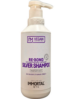 Immortal NYC Vegan Re-Bond Silver Σαμπουάν για Προστασία Χρώματος & Επανόρθωση για Βαμμένα Μαλλιά 500ml
