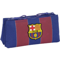 F.C. Barcelona S4309039 Παιδικό Νεσεσέρ Ταξιδίου 22x8x10cm Μπλε Καφέ