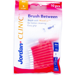 Jordan Brush Between Σετ Μεσοδόντια Βουρτσάκια 0.5mm Κόκκινα 10τμχ
