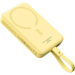 Baseus Magnetic Mini Wireless Power Bank 10000mAh 30W με Θύρα USB-C Yellow