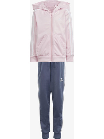 Adidas Παιδικό Σετ Φόρμας Ροζ Navy Μπλε IS2456