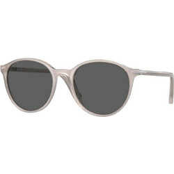 Persol PO3350S 1203B1 Γυαλιά Ηλίου Στρογγυλά Κοκάλινα Λευκά με Μαύρο Polarized Φακό