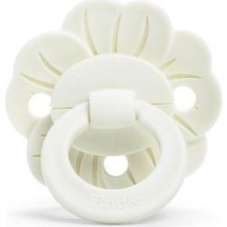 Elodie Details Binky Bloom Ανατομική Ορθοδοντική Πιπίλα Σιλικόνης 3m+ Vanilla White