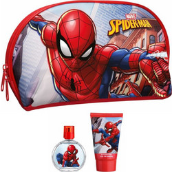 Air Val Spiderman Eau de Toilette 50ml + Shower Gel 100ml + Toiletry Bag