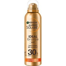 Garnier Ambre Solaire Ideal Bronze Spray Μαυρίσματος Προσώπου & Σώματος SPF30 150ml