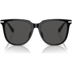 Swarovski SK6015D 100187 Ανδρικά Γυαλιά Ηλίου Τετράγωνα Κοκάλινα Μαύρα με Μαύρο Polarized Φακό