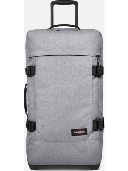 Eastpak Tranverz Βαλίτσα Μεσαία 67x35.5x30cm με 2 Ρόδες Γκρι