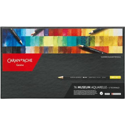 Caran d'Ache Museum Aquarelle Κασετίνα Ξυλομπογιές Ακουαρέλας Σετ 76τμχ