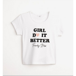 Funky Παιδικό T-Shirt Κοντομάνικο Λευκό 124-505115-1