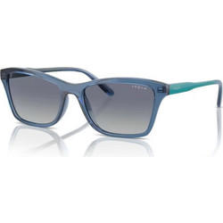 Vogue VO5551S 30854L Ανδρικά Γυαλιά Ηλίου Τετράγωνα Κοκάλινα Μπλε με Μαύρο Degradee Φακό