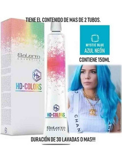 Salerm HD Colors Mystic Blue Ημιμόνιμη Βαφή Μαλλιών 150ml