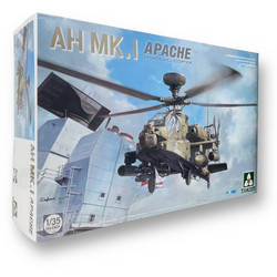 Takom AH MK1 Apache Attack Helicopter Συναρμολογούμενο Πλαστικό Μοντέλο Ελικοπτέρου 1:35