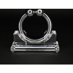 Kinksters Ze Big Horseshoe Cock Ring 40mm Δαχτυλίδι Πέους Μεταλλικό 4cm Ασημί