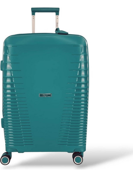 Rain RB8018-24 Βαλίτσα Μεσαία 65x43x25cm με 4 Ρόδες Πετρόλ