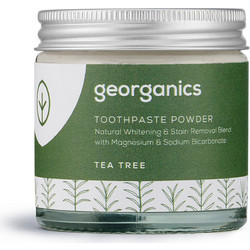 Georganics Tea Tree Powder Οδοντόκρεμα για Λεύκανση Χωρίς Φθόριο 60ml