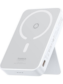 Baseus MagPro Magsafe Power Bank 5000mAh 20W με Θύρα USB-C White