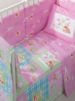 Palamaiki Disney Pooh Σετ Κούνιας Pink 5τμχ