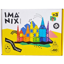 Imanix Μαγνητικό Παιχνίδι Κατασκευών 60τμχ 190035