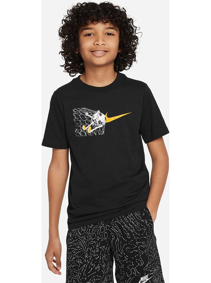 Nike NSW Tee Air Παιδικό T-Shirt Κοντομάνικο Μαύρο FN9618-010