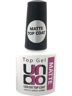 Uno Matte Top Coat Ημιμόνιμο Βερνίκι Νυχιών 10ml